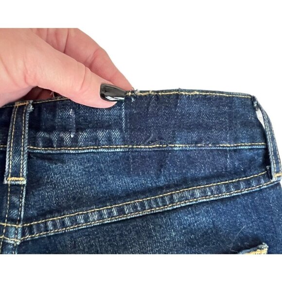 Amo Women's Sz 24 Twist Cropped Jeans in True Blue - Picture 12 of 12